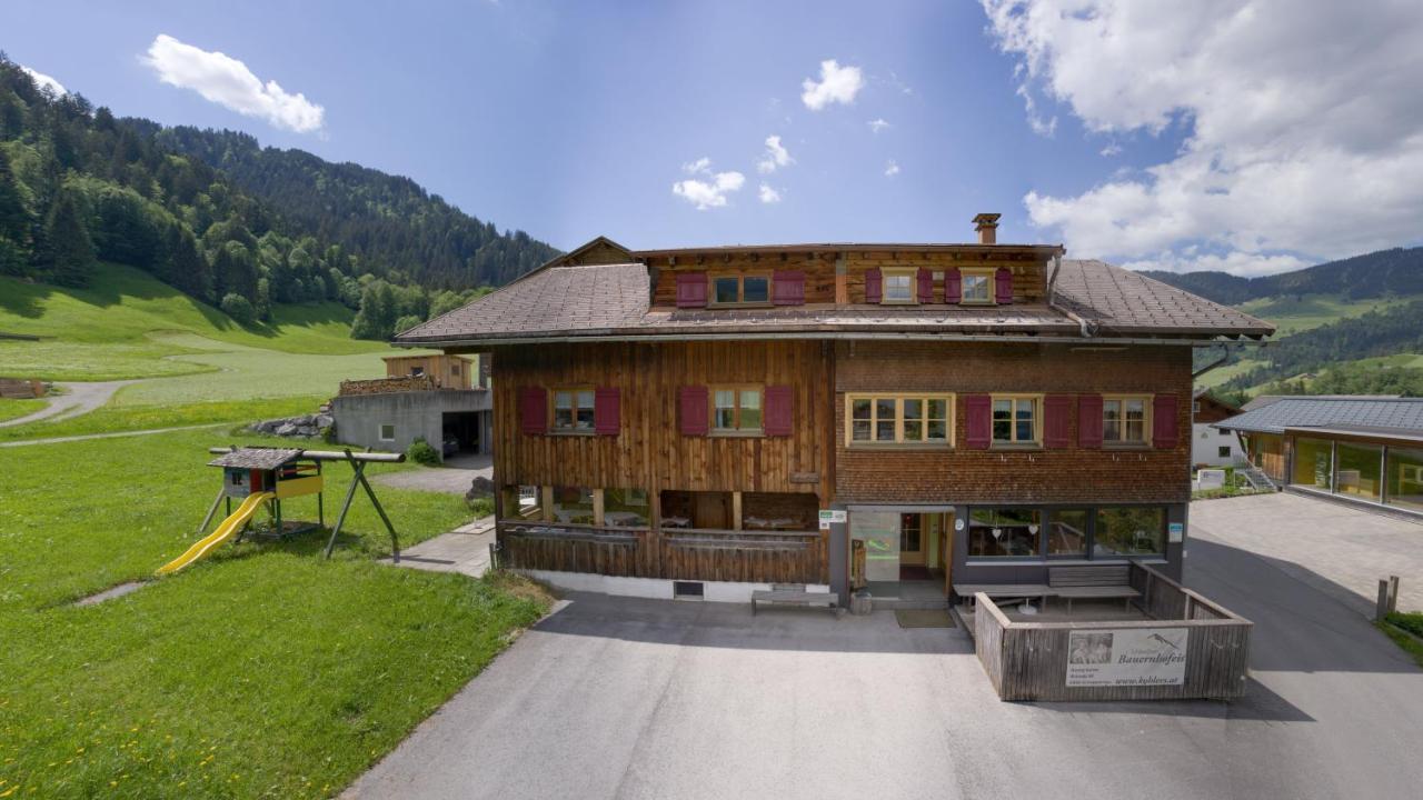 Ferienbauernhof Kohler Apartamento Schoppernau Exterior foto